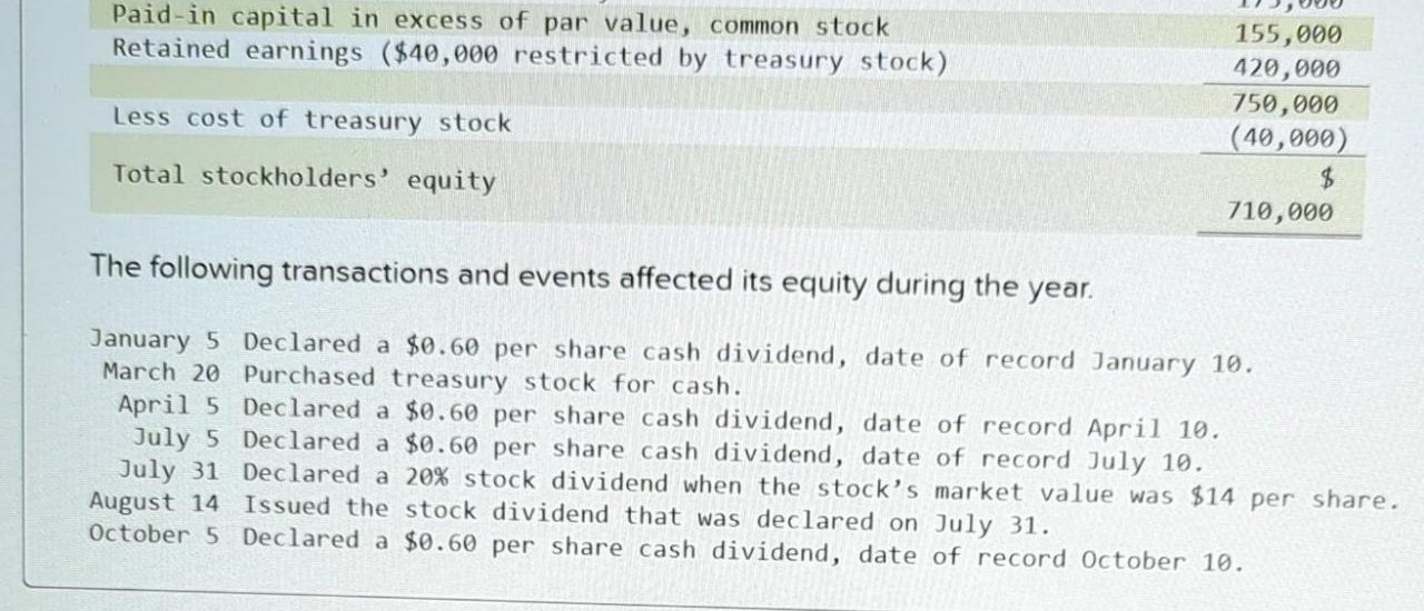 dividend payable